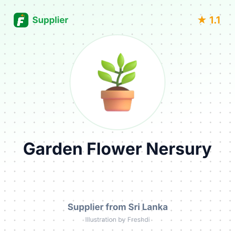 Garden Flower Nersury  – summary card, no photo uploaded yet