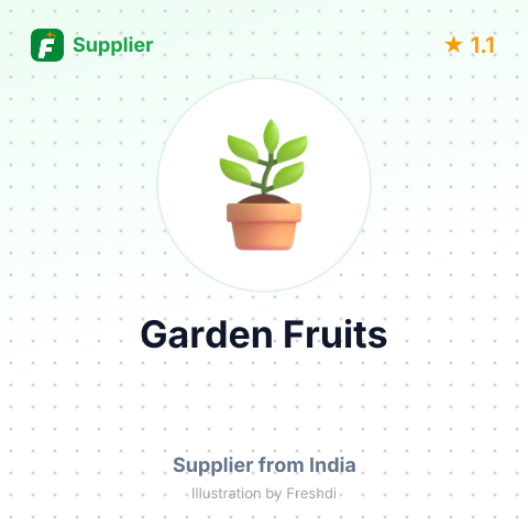 Garden Fruits  – summary card, no photo uploaded yet