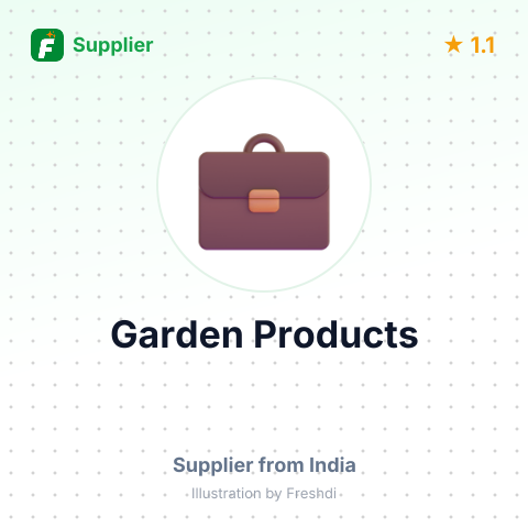 Garden Products – summary card, no photo uploaded yet