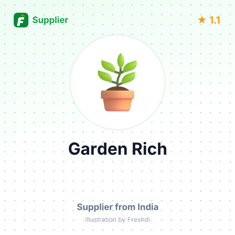 Garden Rich  – summary card, no photo uploaded yet