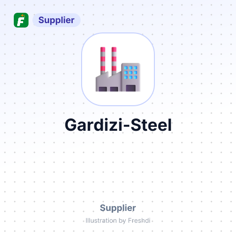Gardizi Steel – summary card, no photo uploaded yet