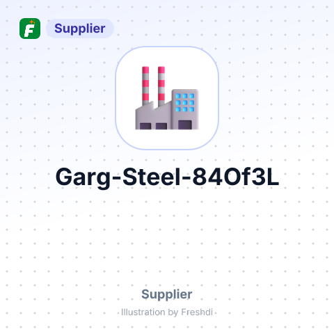 Garg Steel – summary card, no photo uploaded yet