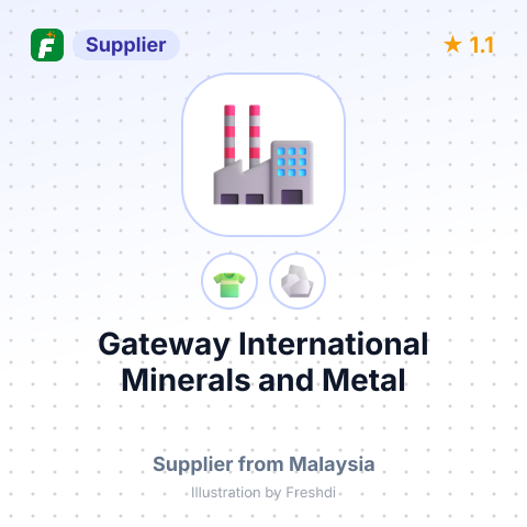Gateway International Minerals and Metal – summary card, no photo uploaded yet