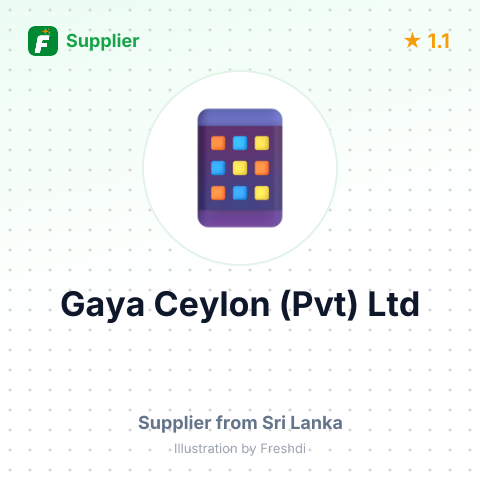 Gaya Ceylon (Pvt) Ltd  – summary card, no photo uploaded yet
