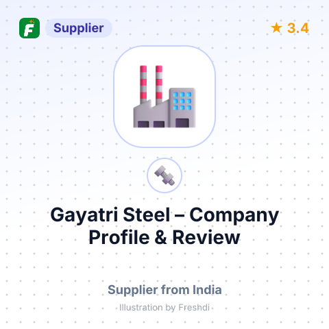 Gayatri Steel – summary card, no photo uploaded yet