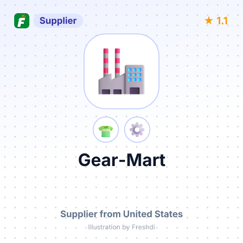 Gear-Mart – summary card, no photo uploaded yet