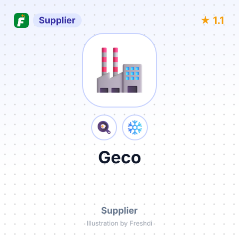 Geco – summary card, no photo uploaded yet