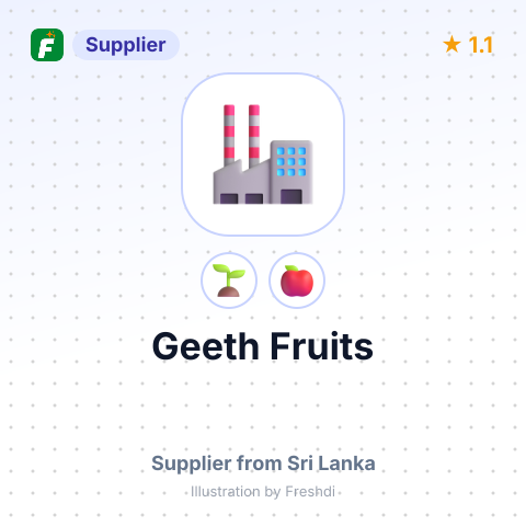 Geeth Fruits  – summary card, no photo uploaded yet