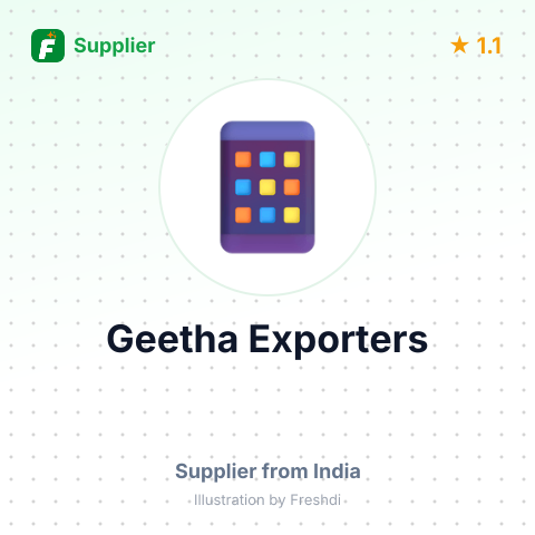 Geetha Exporters  – summary card, no photo uploaded yet