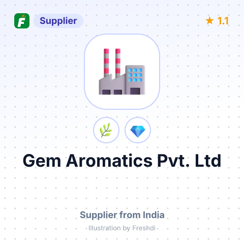 Gem Aromatics Pvt. Ltd – summary card, no photo uploaded yet