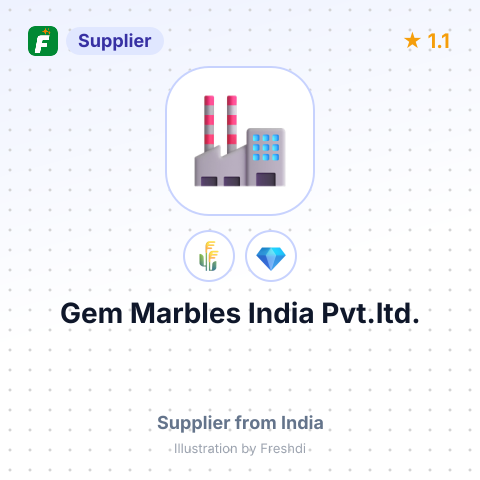 Gem Marbles India Pvt.ltd.  – summary card, no photo uploaded yet