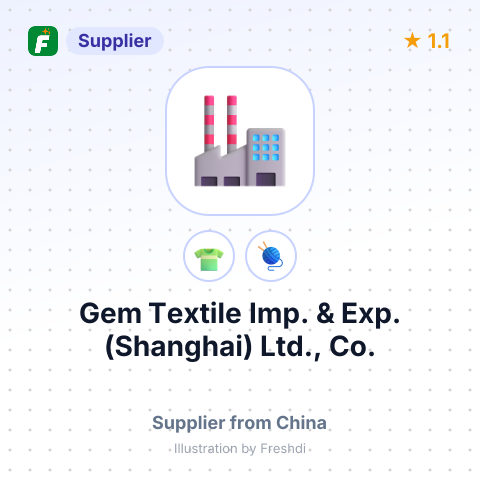 Gem Textile Imp. & Exp. (Shanghai) Ltd., Co. – summary card, no photo uploaded yet
