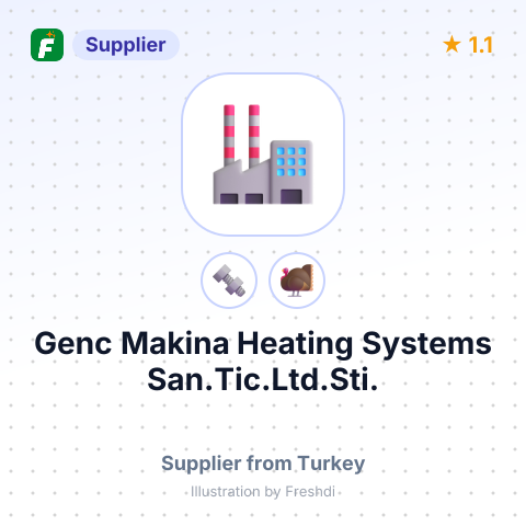 Genc Makina Heating Systems San.Tic.Ltd.Sti. – summary card, no photo uploaded yet