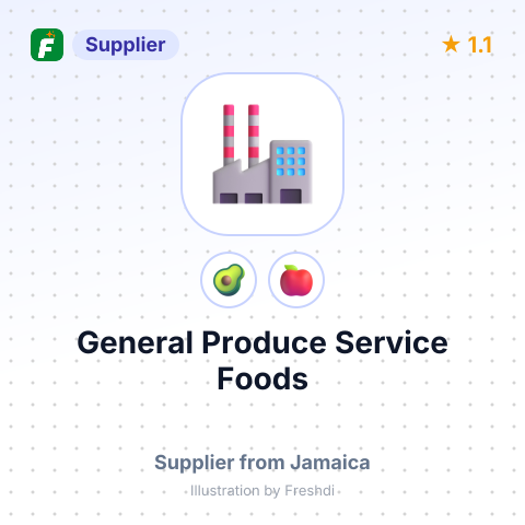 General Produce Service Foods  – summary card, no photo uploaded yet
