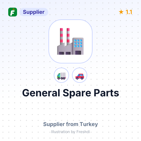 General Spare Parts – summary card, no photo uploaded yet