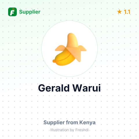Gerald Warui  – summary card, no photo uploaded yet