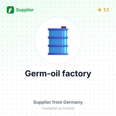 Germ-oil factory – summary card, no photo uploaded yet