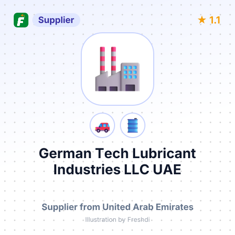 German Tech Lubricant Industries LLC UAE – summary card, no photo uploaded yet