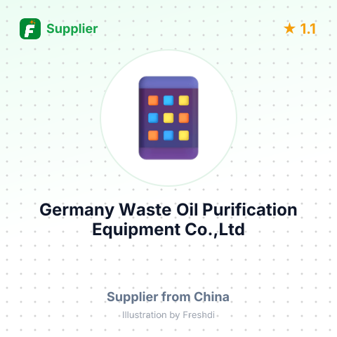 Germany Waste Oil Purification Equipment Co.,Ltd – summary card, no photo uploaded yet