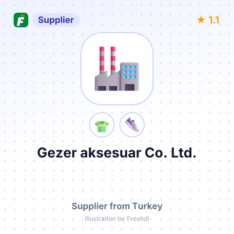 Gezer aksesuar Co. Ltd. – summary card, no photo uploaded yet