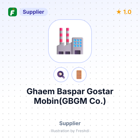 Ghaem Baspar Gostar Mobin(GBGM Co.) – summary card, no photo uploaded yet