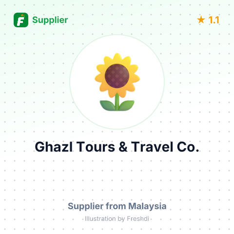 Ghazl Tours & Travel Co. – summary card, no photo uploaded yet