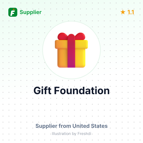 Gift Foundation  – summary card, no photo uploaded yet