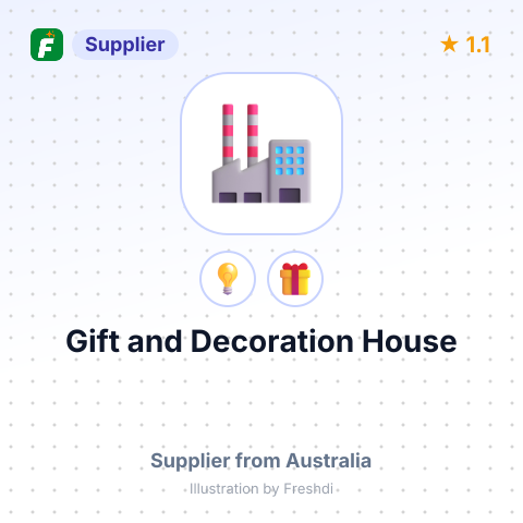 Gift and Decoration House – summary card, no photo uploaded yet
