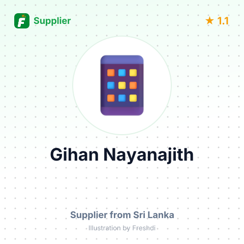 Gihan Nayanajith  – summary card, no photo uploaded yet