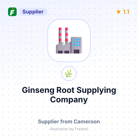 Ginseng Root Supplying Company – summary card, no photo uploaded yet