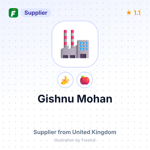Gishnu Mohan  – summary card, no photo uploaded yet