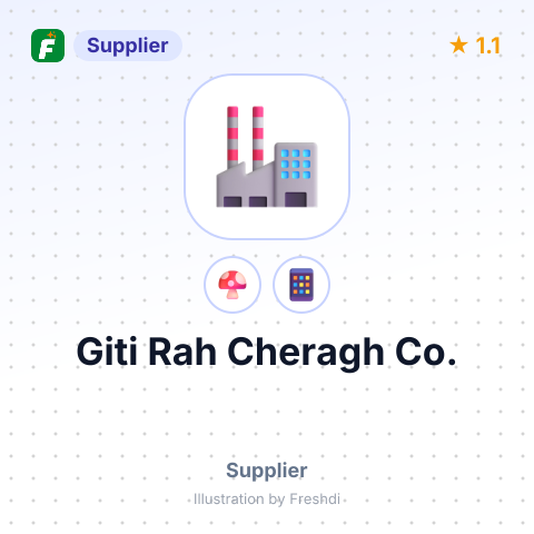 Giti Rah Cheragh Co. – summary card, no photo uploaded yet