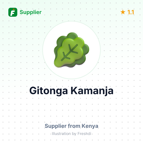 Gitonga Kamanja  – summary card, no photo uploaded yet