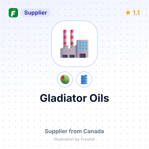 Gladiator Oils – summary card, no photo uploaded yet
