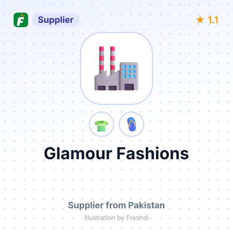 Glamour Fashions – summary card, no photo uploaded yet