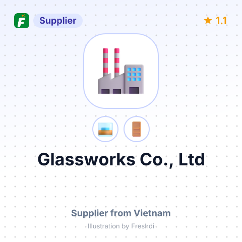 Glassworks Co., Ltd – summary card, no photo uploaded yet