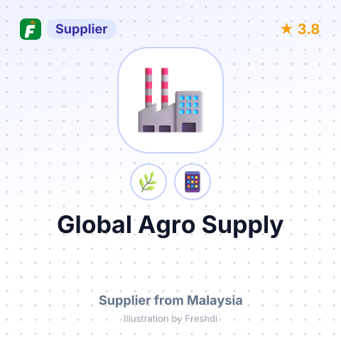 Global Agro Supply  – summary card, no photo uploaded yet