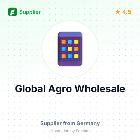 Global Agro Wholesale – summary card, no photo uploaded yet