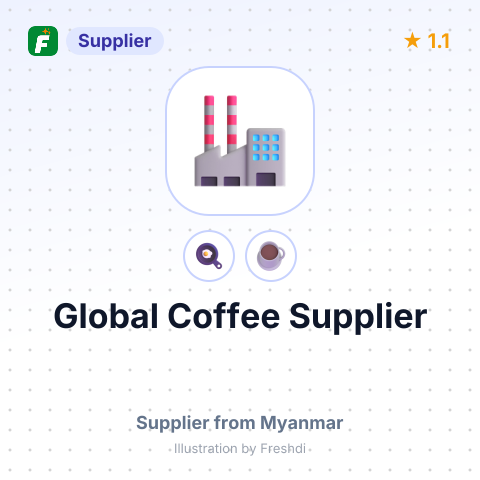 Global Coffee Supplier – summary card, no photo uploaded yet