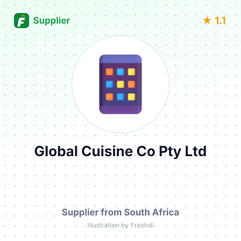 Global Cuisine Co Pty Ltd – summary card, no photo uploaded yet