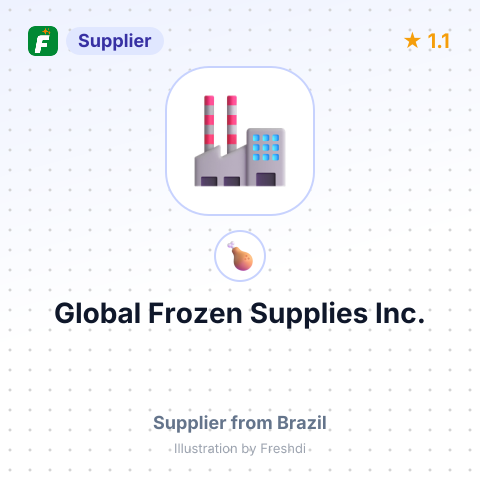 Global Frozen Supplies Inc. – summary card, no photo uploaded yet