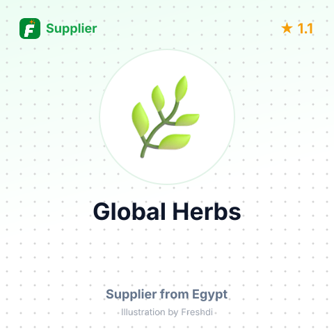 Global Herbs  – summary card, no photo uploaded yet