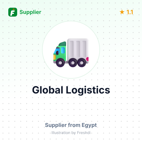 Global Logistics  – summary card, no photo uploaded yet
