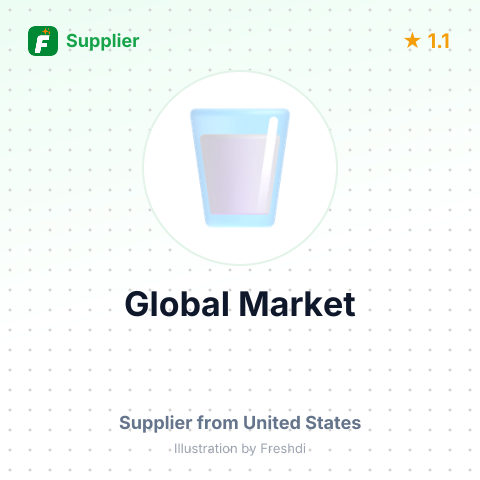 Global Market – summary card, no photo uploaded yet