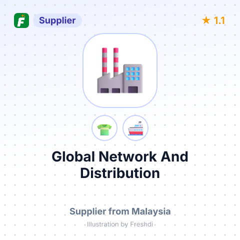 Global Network And Distribution – summary card, no photo uploaded yet