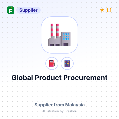 Global Product Procurement – summary card, no photo uploaded yet