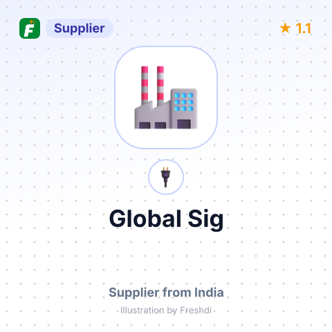 Global Sig – summary card, no photo uploaded yet