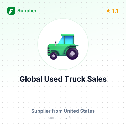Global Used Truck Sales – summary card, no photo uploaded yet