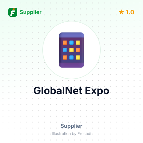 GlobalNet Expo – summary card, no photo uploaded yet
