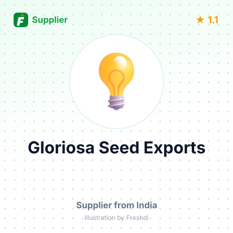 Gloriosa Seed Exports  – summary card, no photo uploaded yet